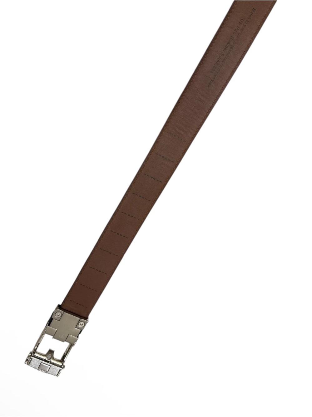 Rowland Thomas Usa Black Leather Belt